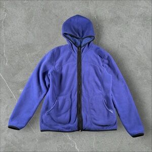 Oakley Software Hoodie Mens‎ Medium Deep Purple Fleece Full Zip Y2K Vintage Rare